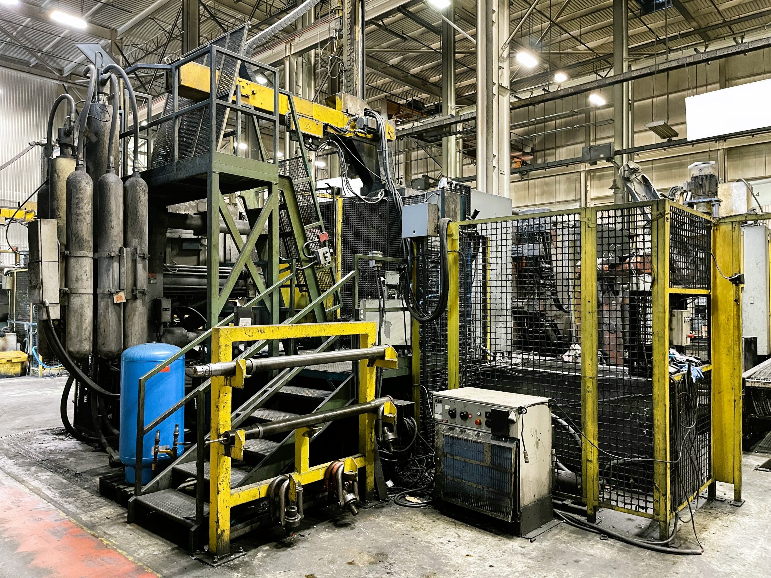 Used Buhler Evolution 180 DL 1800 Metric Ton Cold Chamber Die Casting Machine #4997