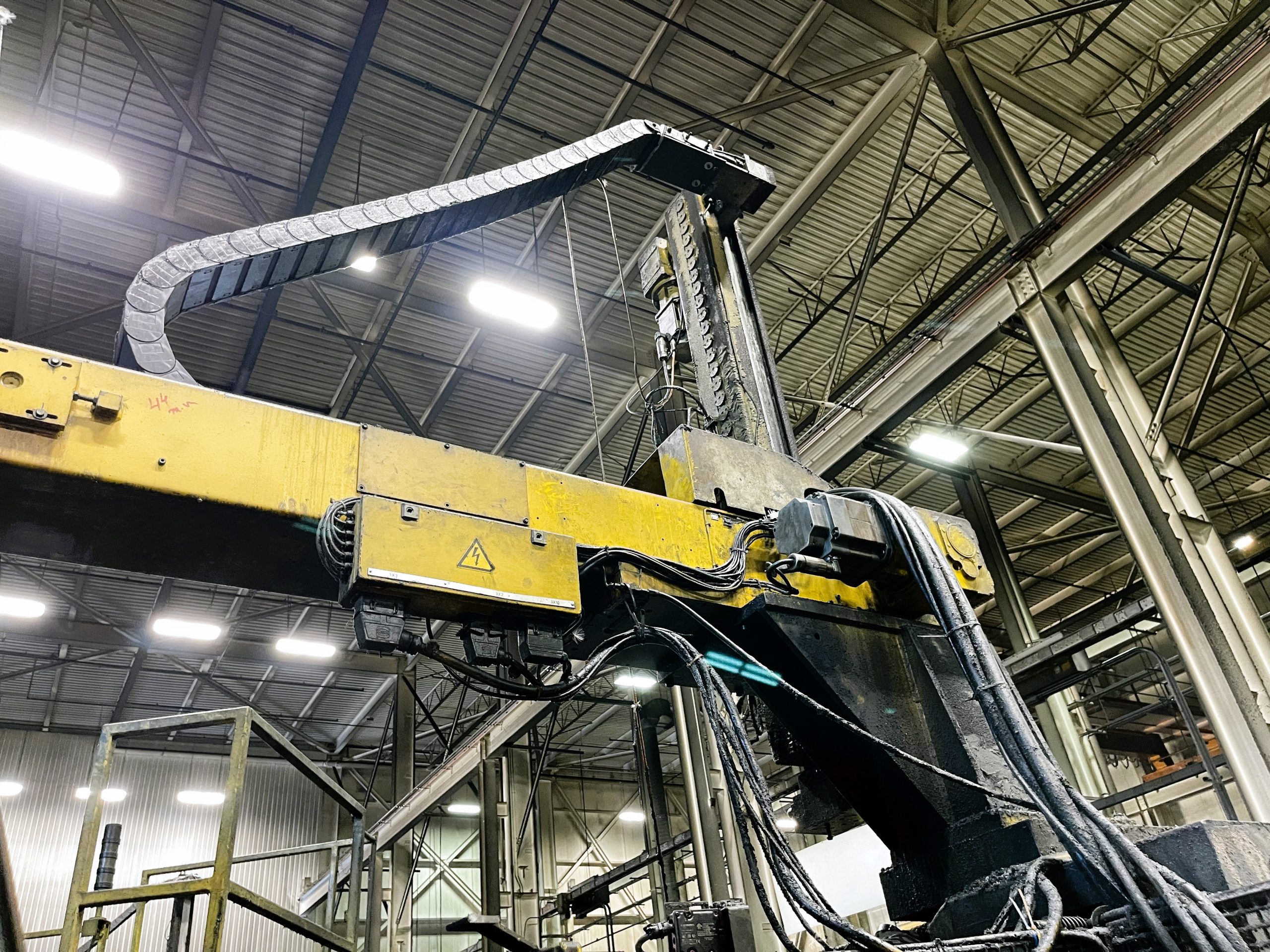 Used Buhler Evolution 180 DL 1800 Metric Ton Cold Chamber Die Casting Machine #4997