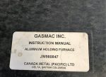 Used Gasmac Gas Reverb Melting Furnace #5000