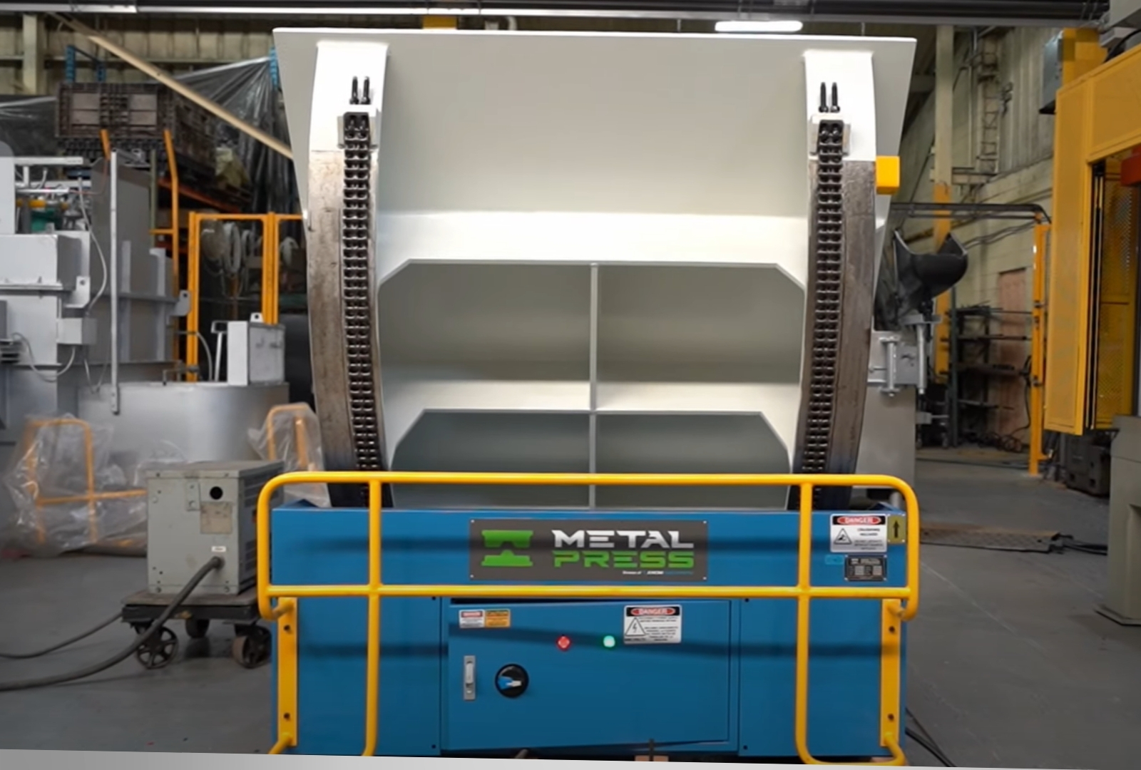 New MetalPress 15 Ton Hydraulic Die Upender / Mold Upender #80953