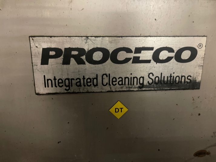Used Proceco Parts Cleaning System Washer #5102