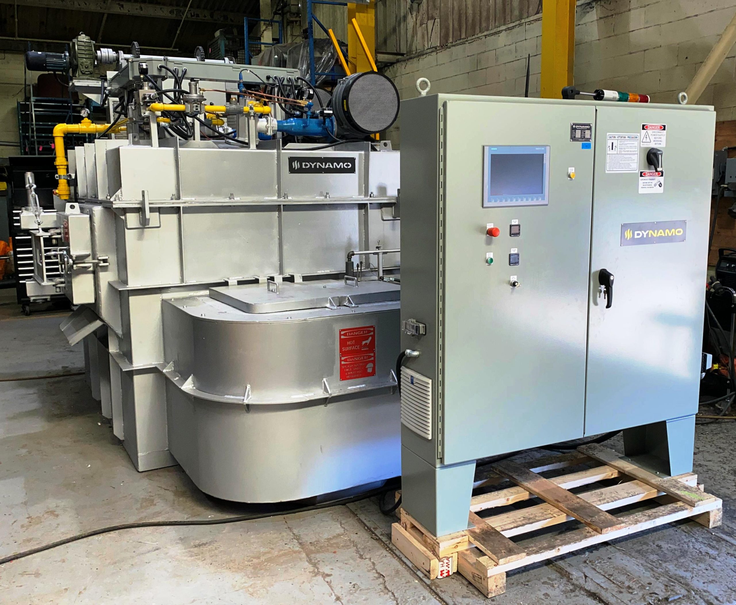 NEW DRY HEARTH 3300 LBS GAS MELTING FURNACE #80945