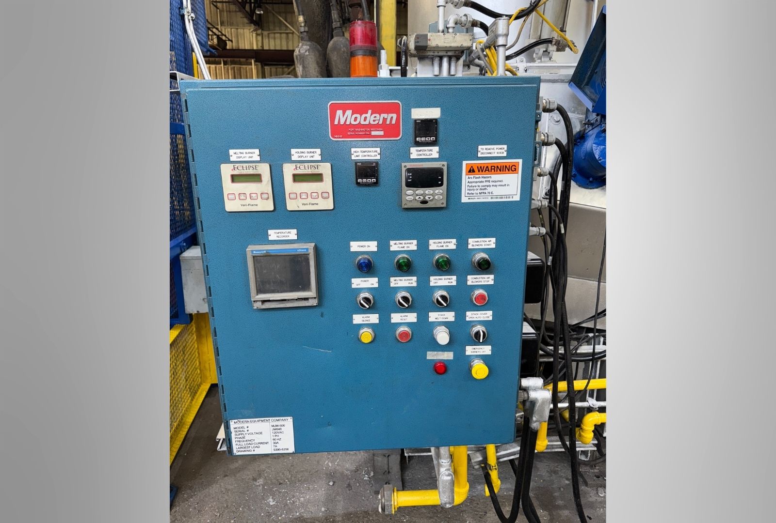 Used Modern Melting Furnace & Holding Furnace #5032