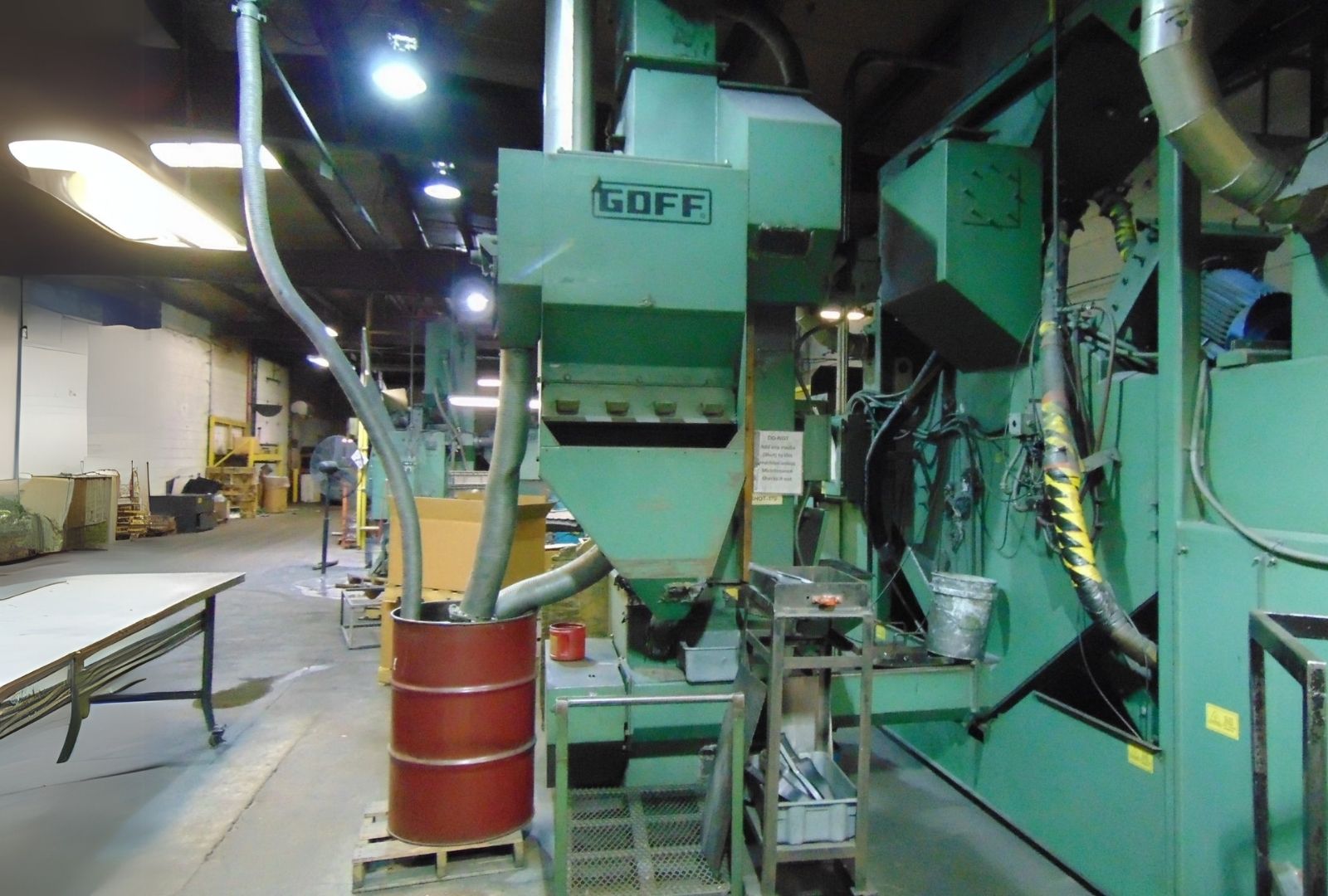 Goff Wire Mesh Belt Continuous Shot Blasting Machine #5035