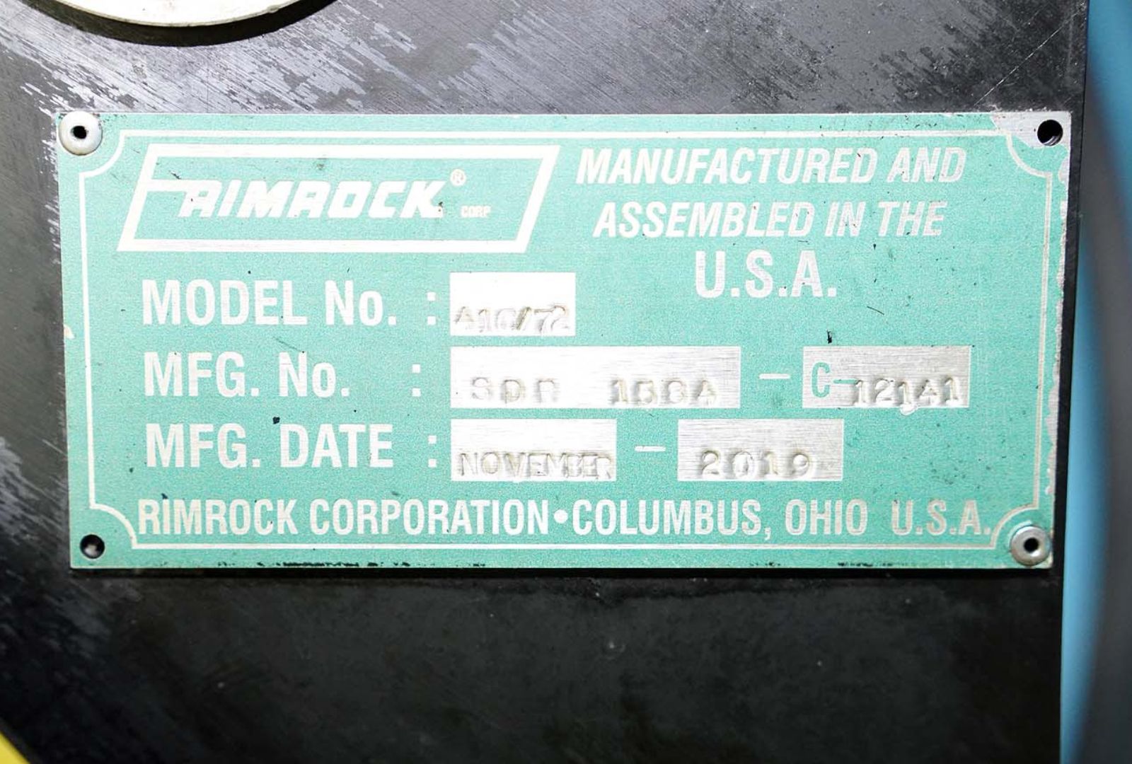 Used Rimrock 72 Inch Stroke Multi-Link Automatic Reciprocating Die Lubrication Sprayer  #5050