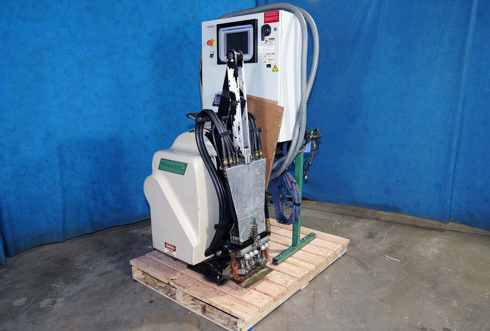 Used Rimrock Sprayer – 60 Inch Stroke Multi-Link Automatic Reciprocating Die Lubrication Sprayer For Die Casting And Foundry  #5051