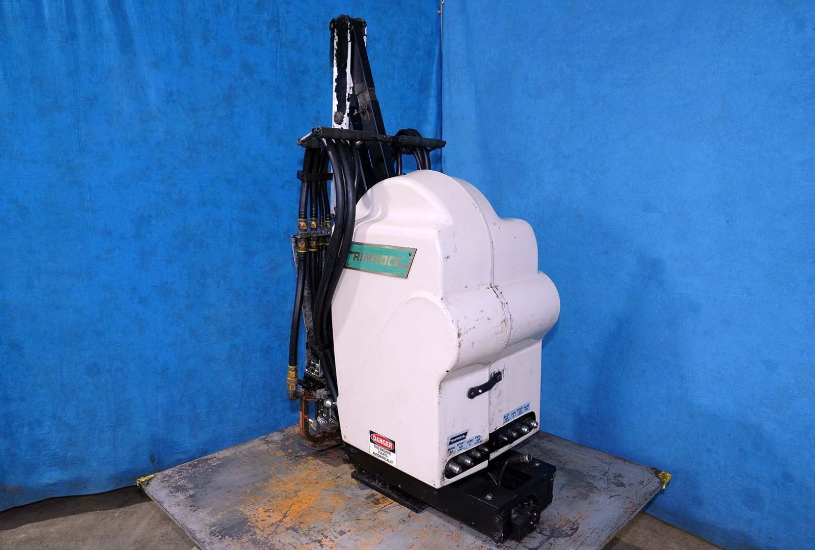 Used Rimrock Sprayer – 60 Inch Stroke Multi-Link Automatic Reciprocating Die Lubrication Sprayer For Die Casting And Foundry  #5051