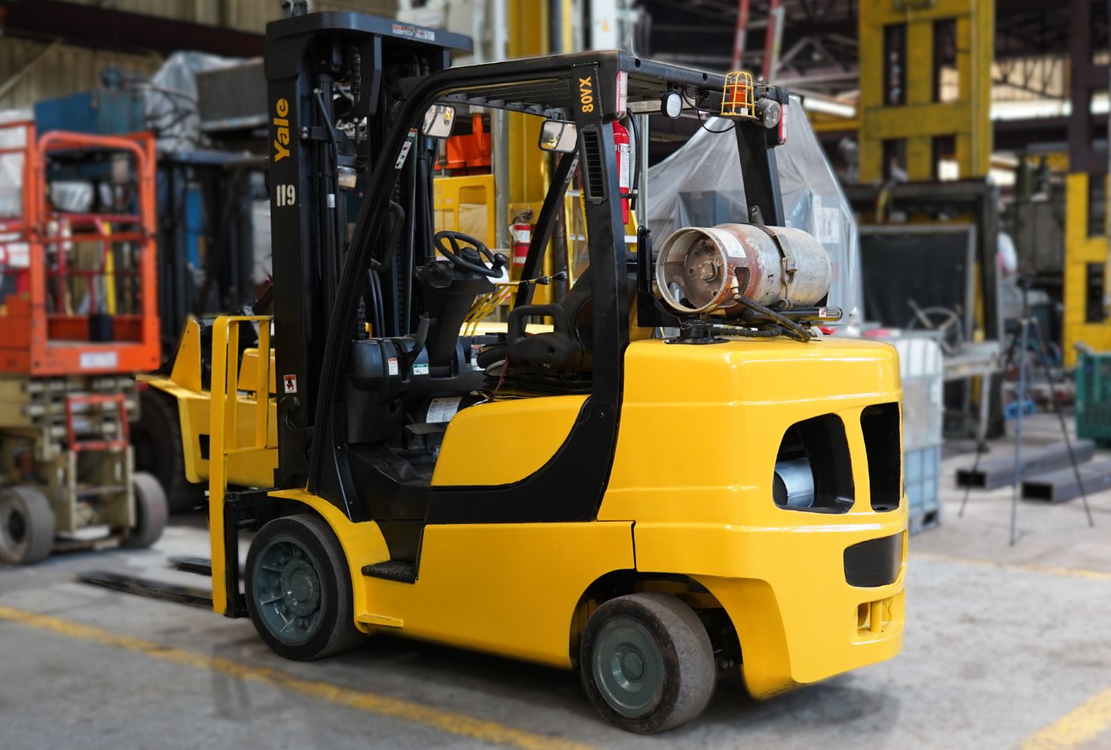 Used Yale Forklift – 8,000lbs (GLC080VX) – #5057