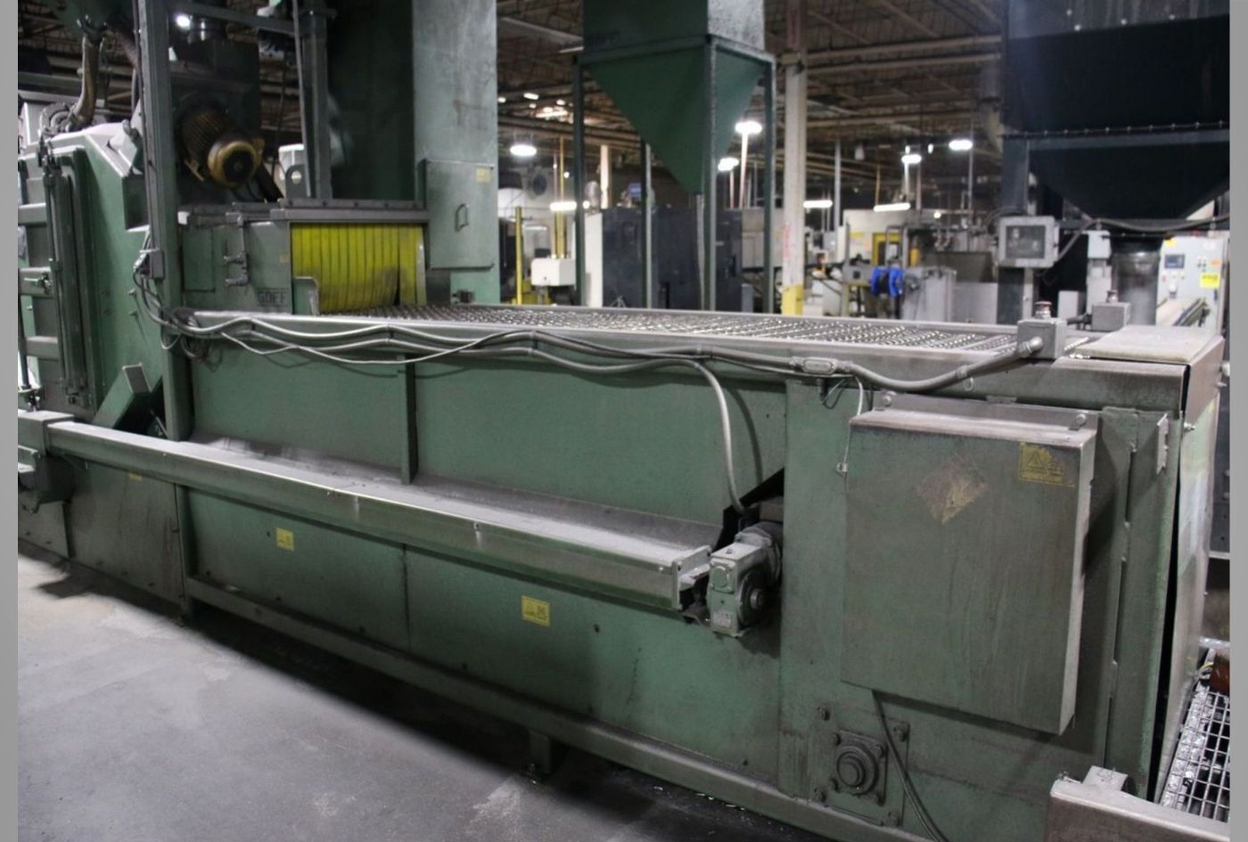 2024 Disa Goff – Shot Blast Machine – Wire Mesh Belt Continuous Blast Machine #5070