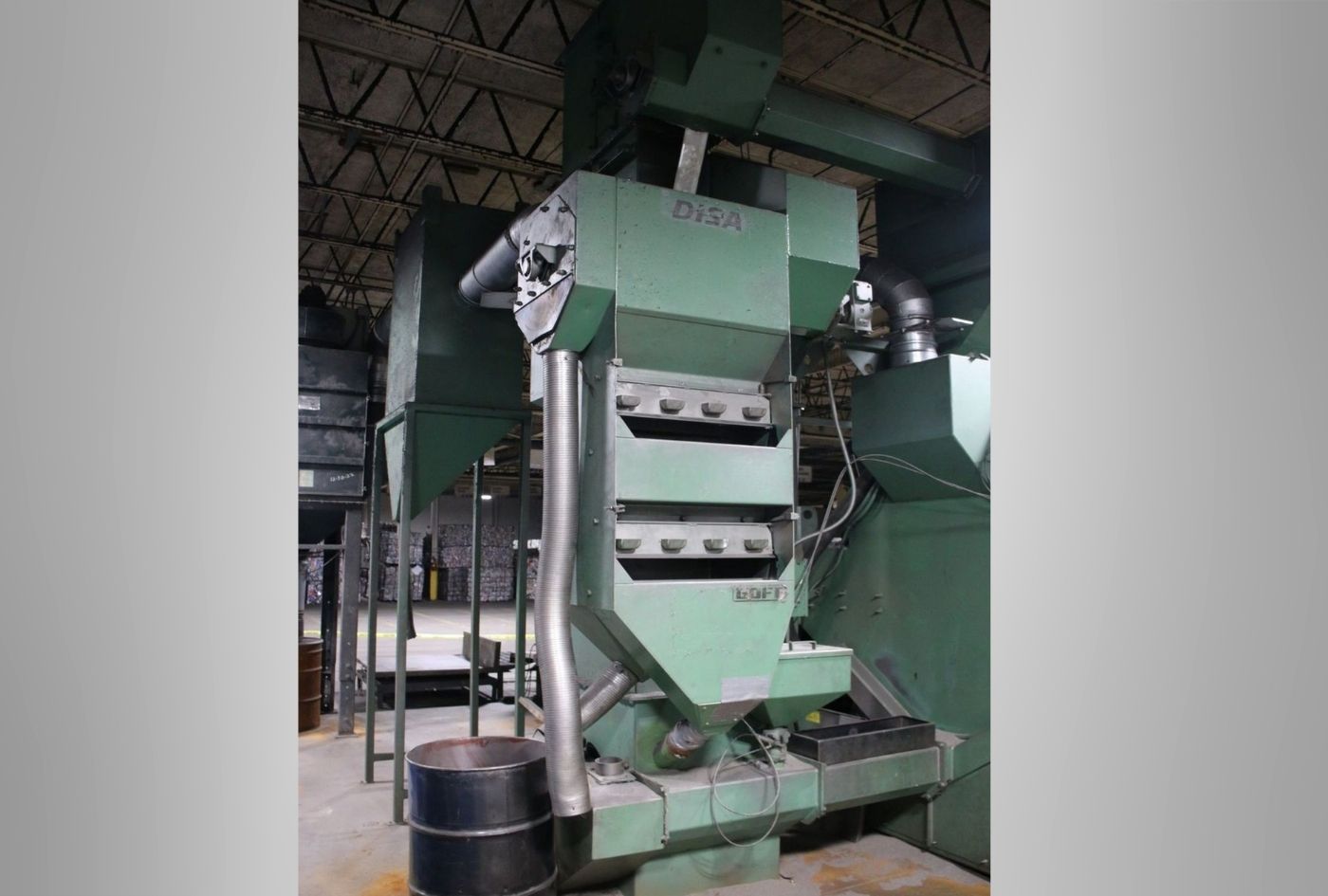 2024 Disa Goff – Shot Blast Machine – Wire Mesh Belt Continuous Blast Machine #5070