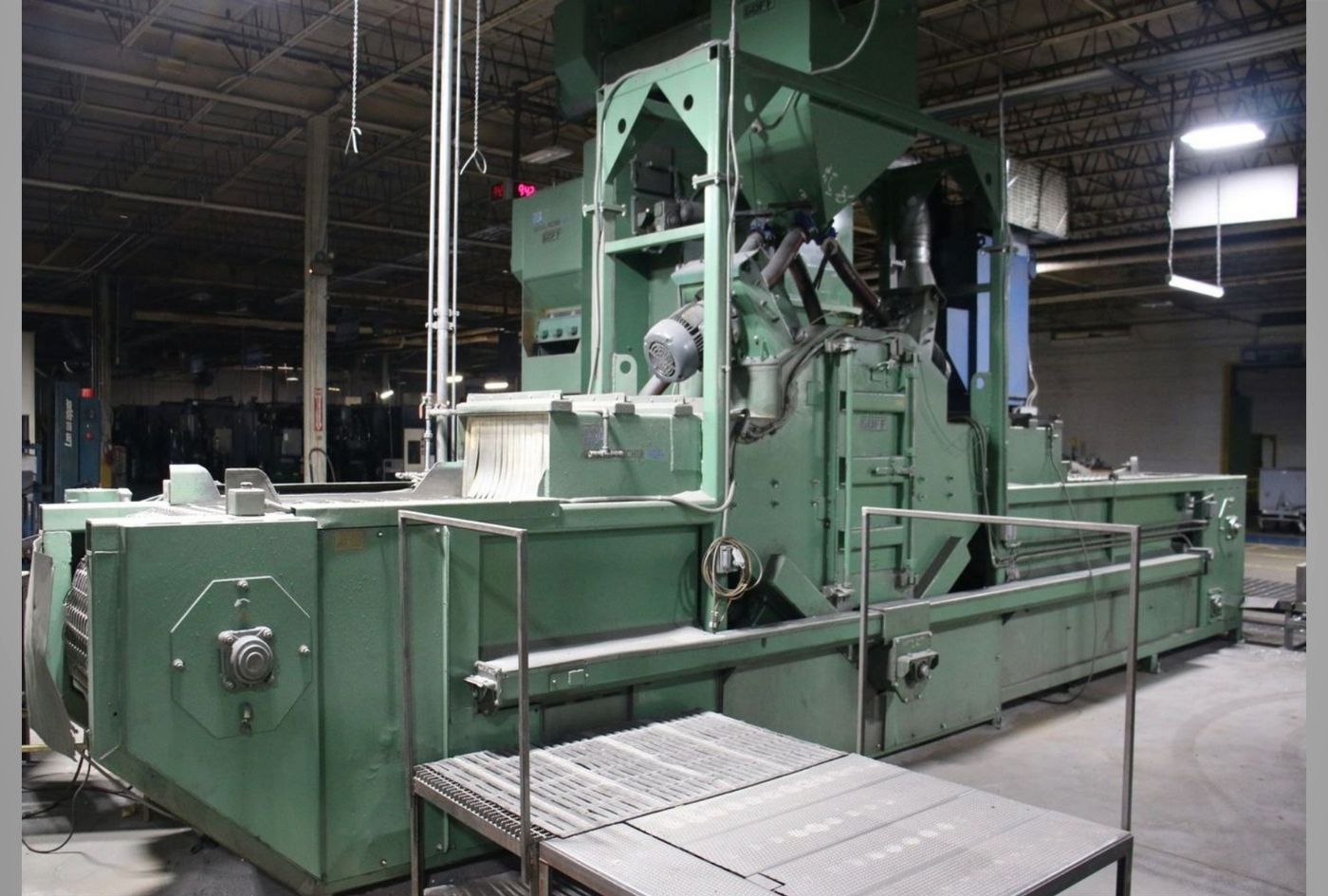 2024 Disa Goff – Shot Blast Machine – Wire Mesh Belt Continuous Blast Machine #5071