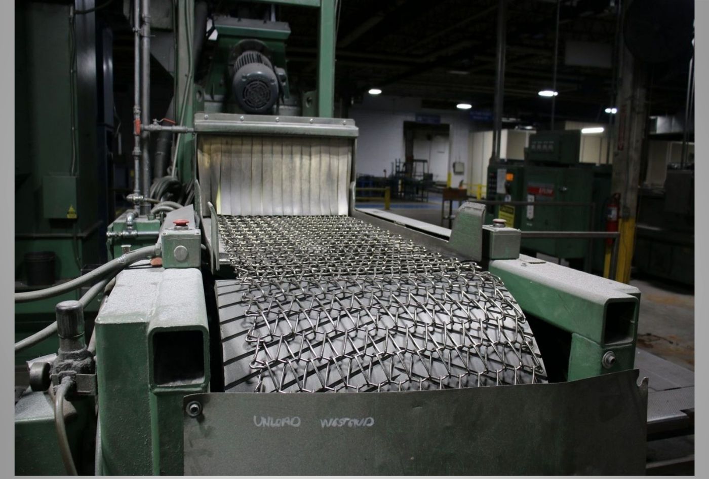 2024 Disa Goff – Shot Blast Machine – Wire Mesh Belt Continuous Blast Machine #5071