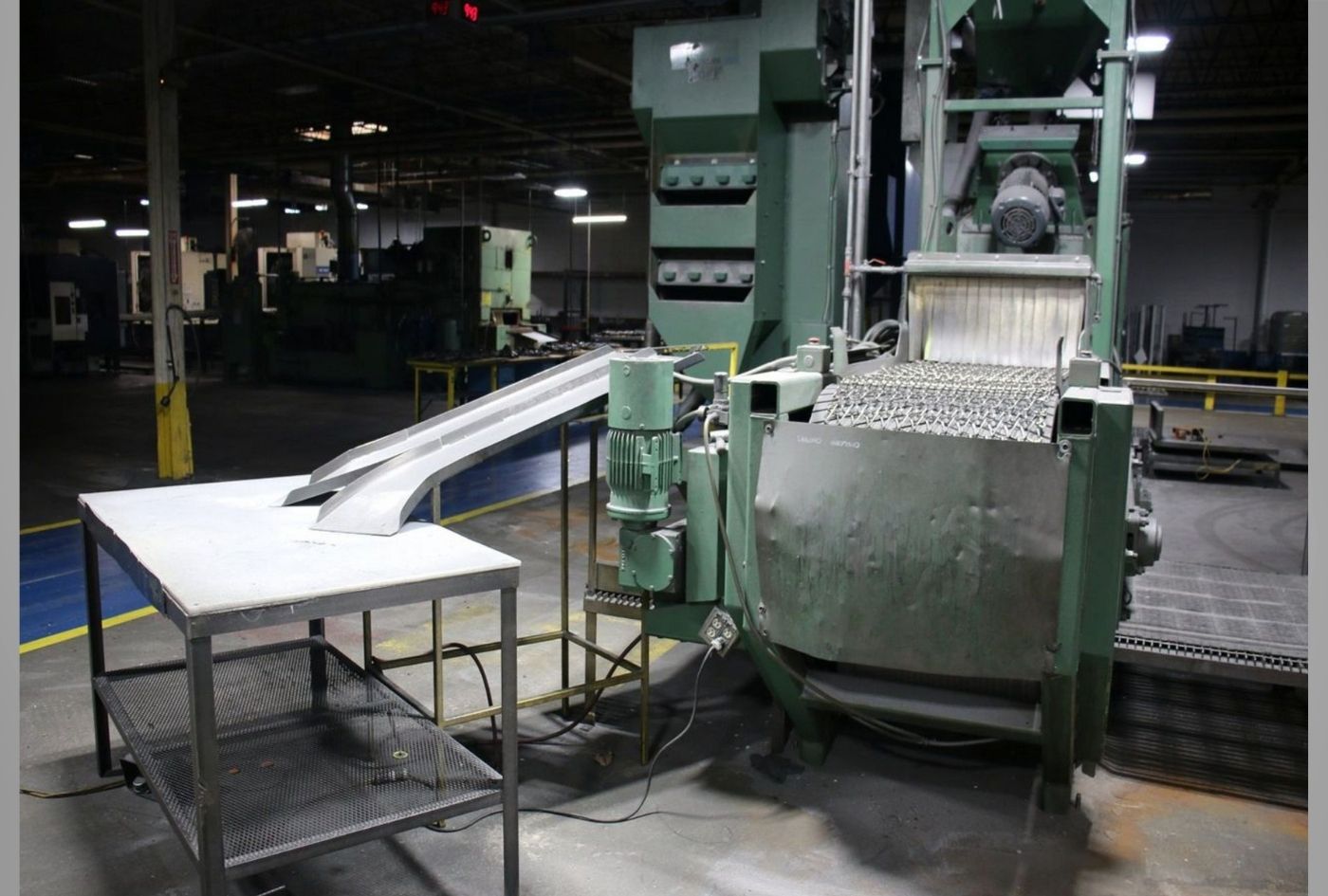 2024 Disa Goff – Shot Blast Machine – Wire Mesh Belt Continuous Blast Machine #5071