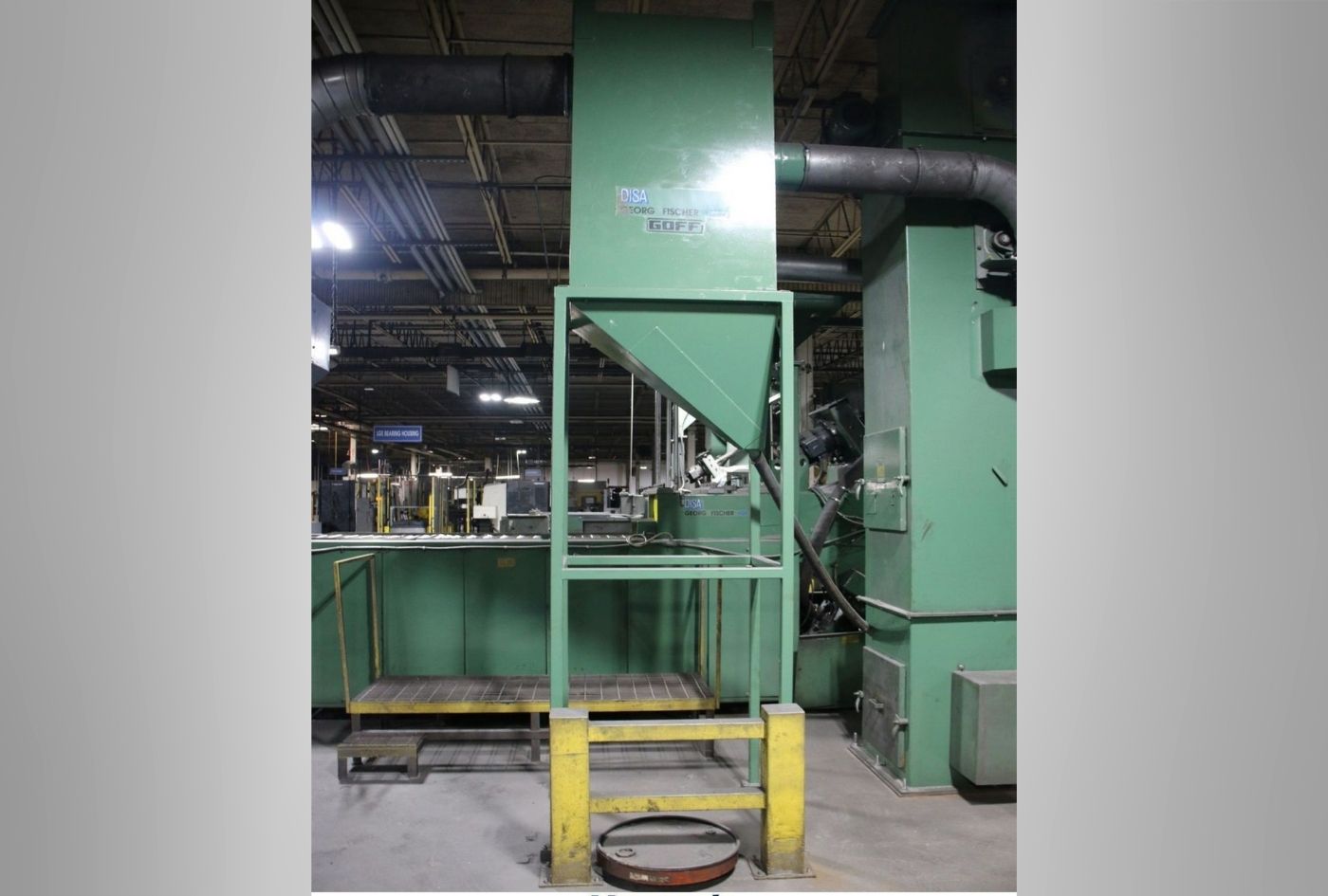 2024 Disa Goff – Shot Blast Machine – Wire Mesh Belt Continuous Blast Machine #5071