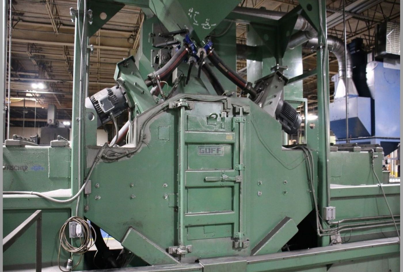 2024 Disa Goff – Shot Blast Machine – Wire Mesh Belt Continuous Blast Machine #5071